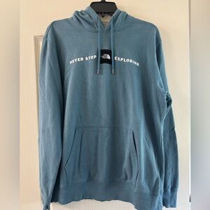 The North Face Blue Hoodie Sweatshirt Casual Comfort